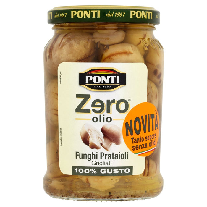 Ponti Zero Oil Grilled Champignon Mushrooms 300g