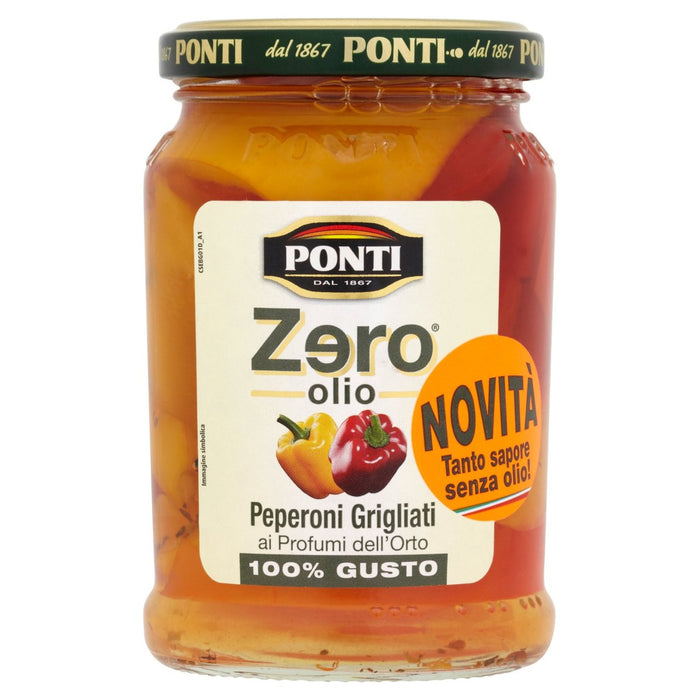 Ponti Zero Oil Grilled Peppers 290g
