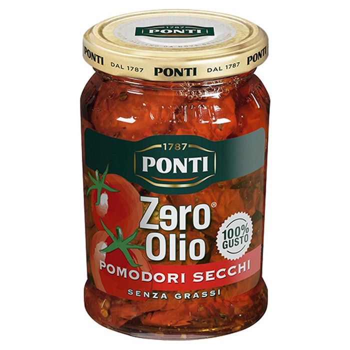 Ponti zéro tomates séchées à l'huile 300g