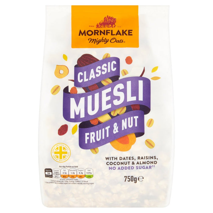 Mornflake Classic Fruit & Nut Muesli 750g