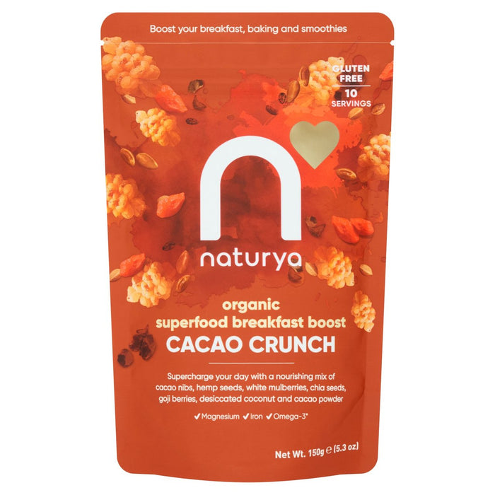 Naturya Organic Breakfast Boost Cacao Crunch 150g