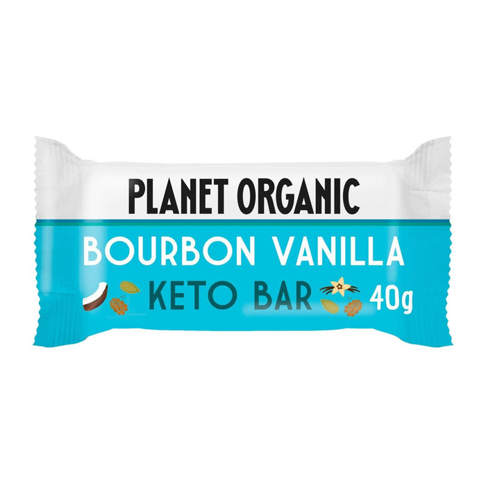Planet Organic Bourbon Vanilla Keto Bar 40g