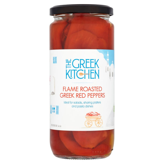 La cocina griega llama pimientos rojos asados ​​360g