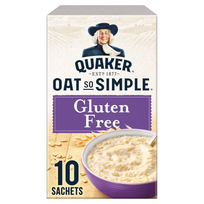 Quaker Oat tan simple gachas originales sin gluten 10 x 35g