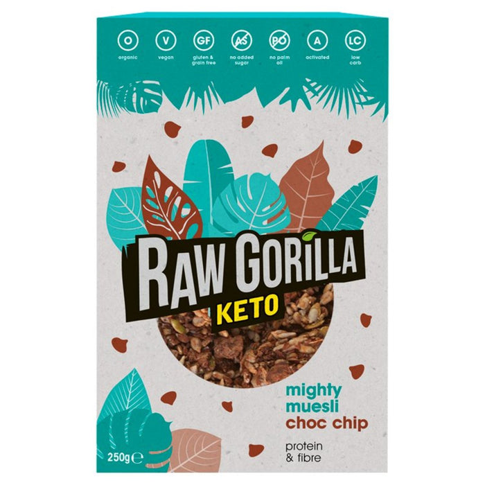 Raw Gorilla Keto Mighty Muesli Choc Chip 250g