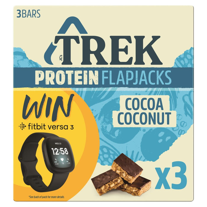 Trek Cocoa Coconut Protein Flapjacks 3 x 50g