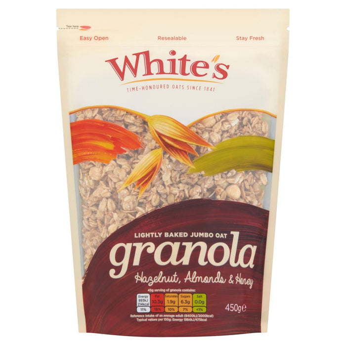 White's Almond Hazelnut & Honey Granola 450g