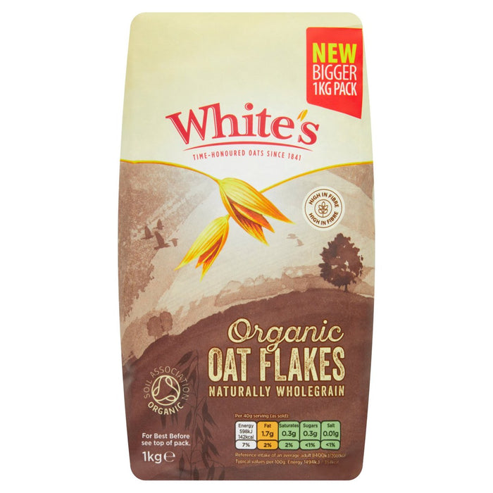 White's Organic Oat Flakes 1kg