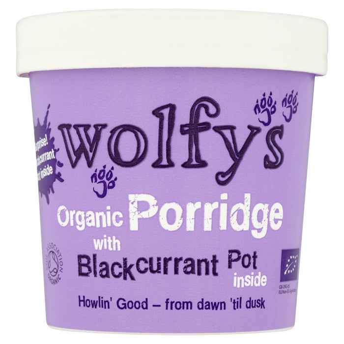 Wolfy's Organic Brackcurrant Porridge Pot 90G