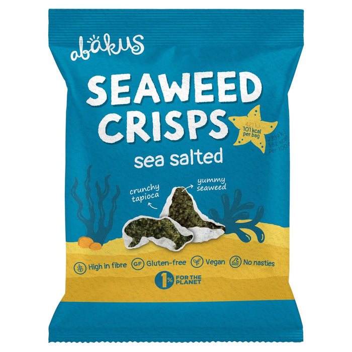Abakus Foods Seaweed Crisps Sea Salt 18g