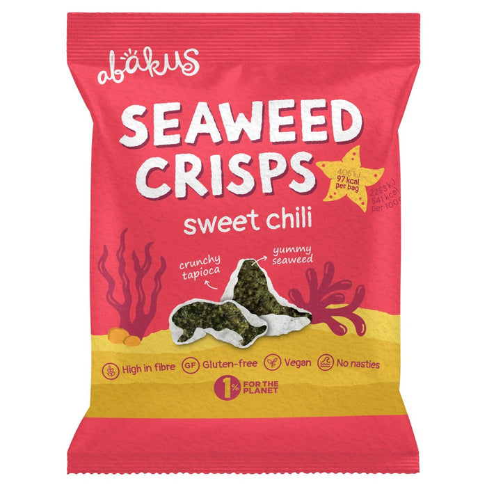 Abakus Foods Seaweed Crisps Sweet Chili 18g