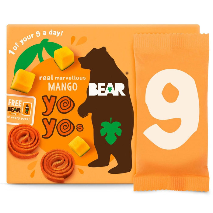 Porter les fruits Yoyos Mango Family Pack 9 x 20G