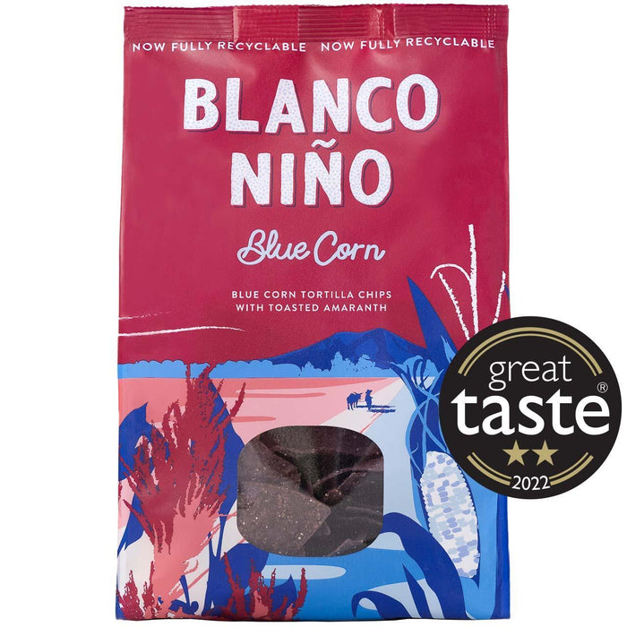 Blanco Nino Grain Ancient Blue Corn Tortilla Chips 170g