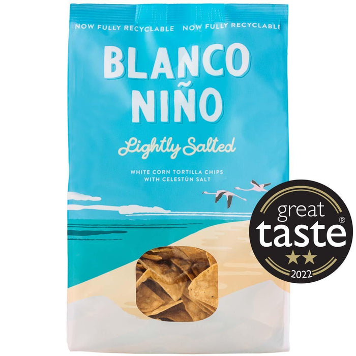 Blanco Nino leicht gesalzene weiße Mais -Tortilla -Chips 170g