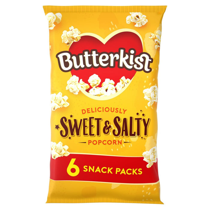 Butterkist Sweet & Salty Popcorn 6 x 20g