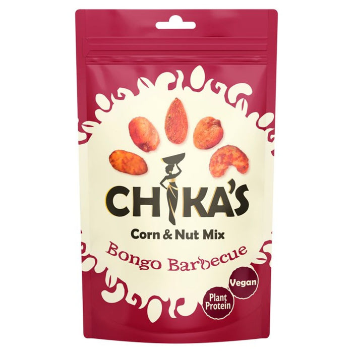 Chikas Bongo BBQ Corn & Nut Mix 105g