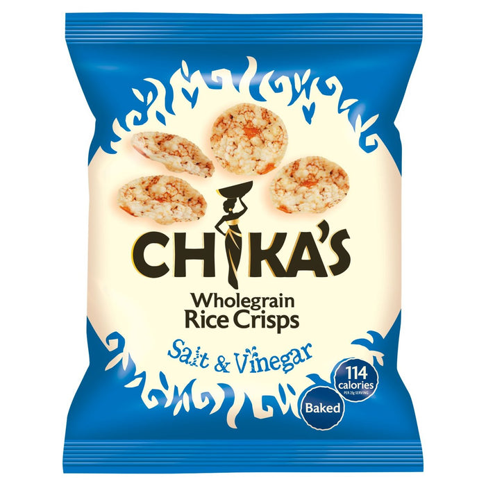 Chikas Meersalz und Essigreis Chips 25g