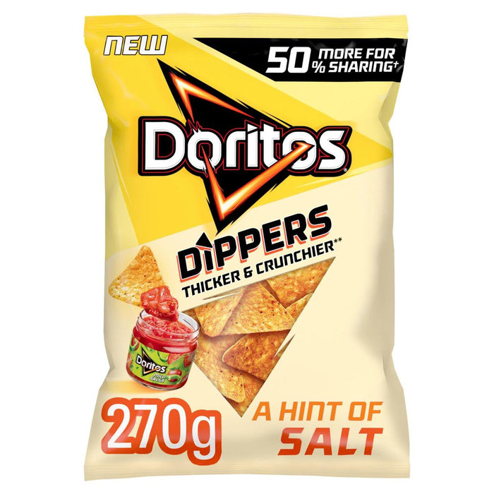 Doritos Dippers Hinweis auf Salz -Tortilla -Chips 270g