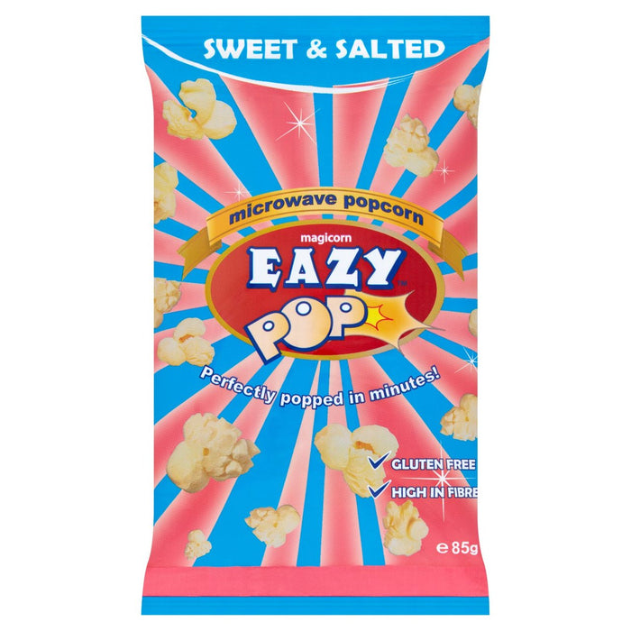 EazyPop Microwave Popcorn Sweet & Salted Flavor 85g