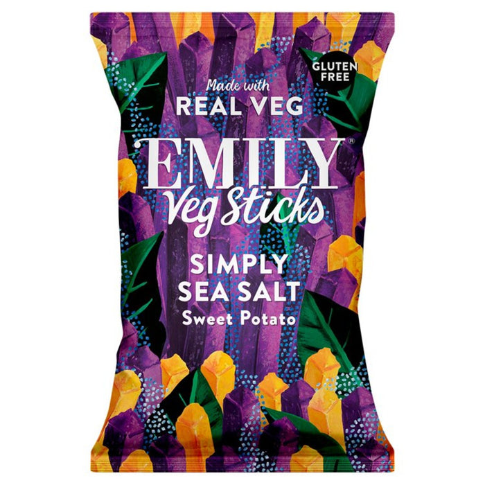 Emily Veg Crisps Batata palitos de sales marinas compartiendo 120 g