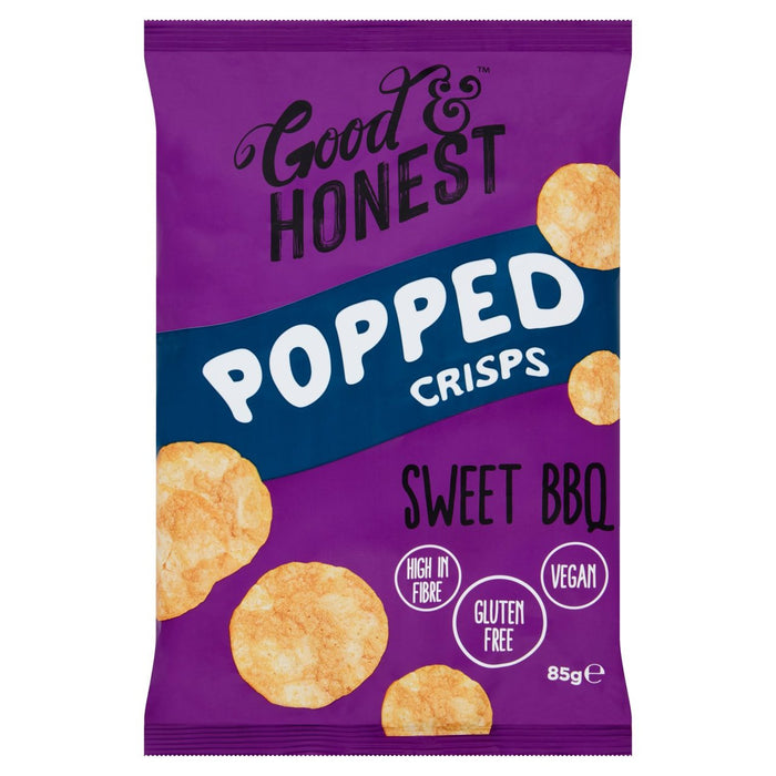 Good & Honnête Popped Chips Sweet BBQ 85G