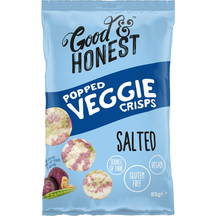 Good & Honest Popped Veggie Chickpea Sweet Potato Pea Salted 85g