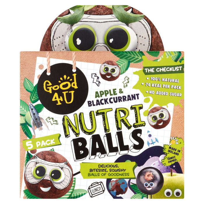Good4u Nutri Balls Apple & Blackcurrant MULTIPACK 5 x 20g
