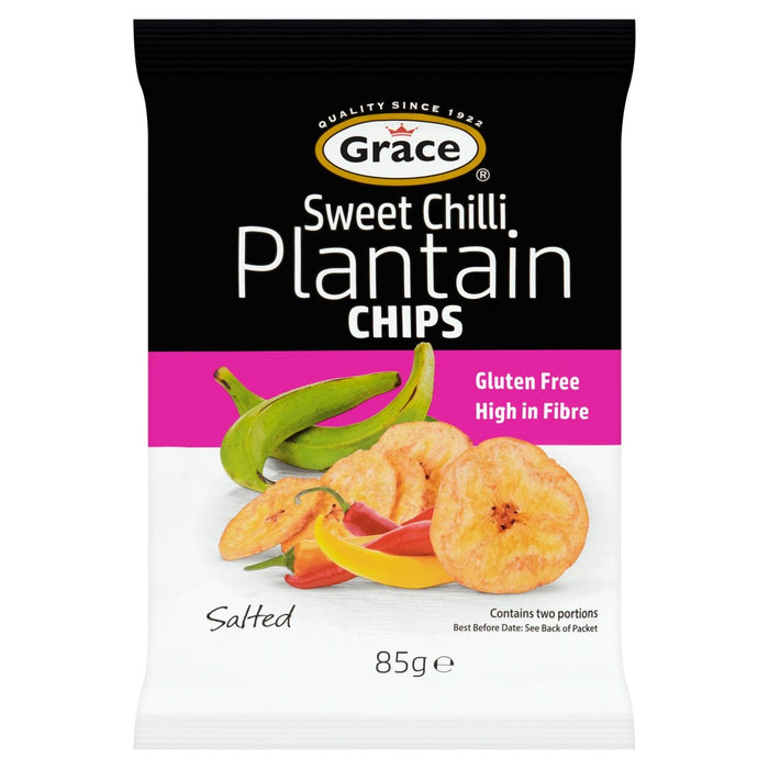 Grace süße Chili -Kochbananen -Chips 85g