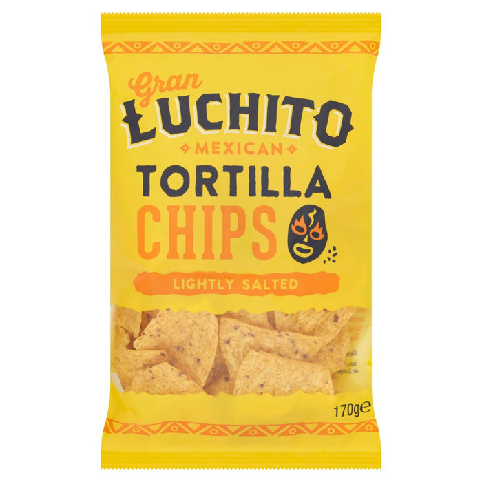 Gran Luchito leicht gesalzene glutenfreie Tortilla -Chips 170g