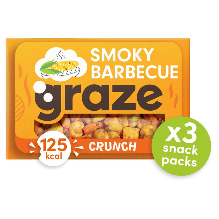 Graze Crunch Smoky Barbecue Snack Packs 84g
