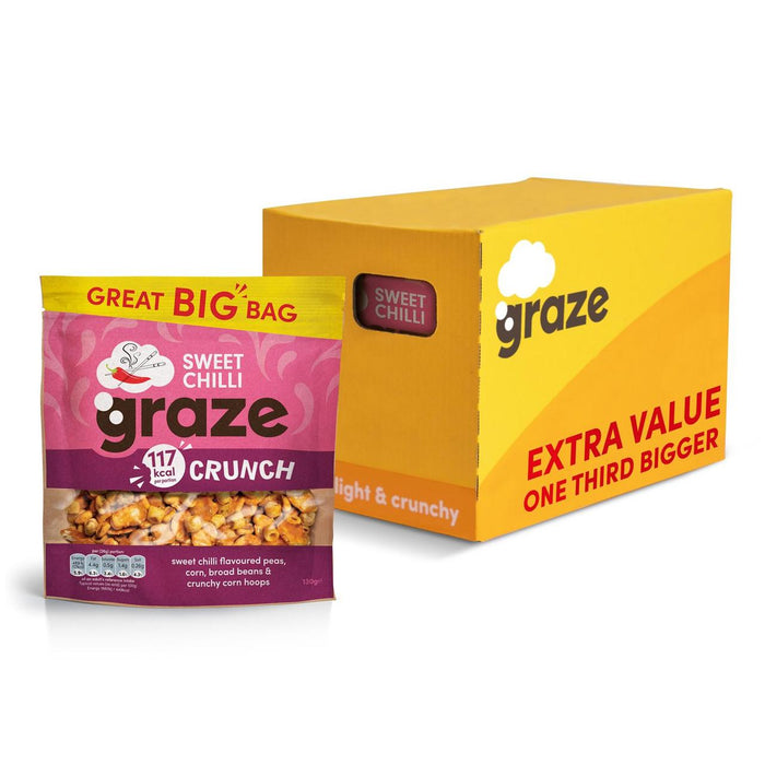 Graze Crunch Sweet Chilli Sharing Bags 130g