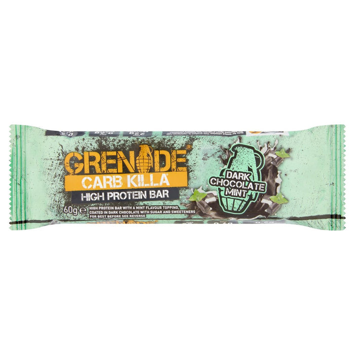Grenade Carb Killa Dark Chocolate Mint Protein Bar 60g