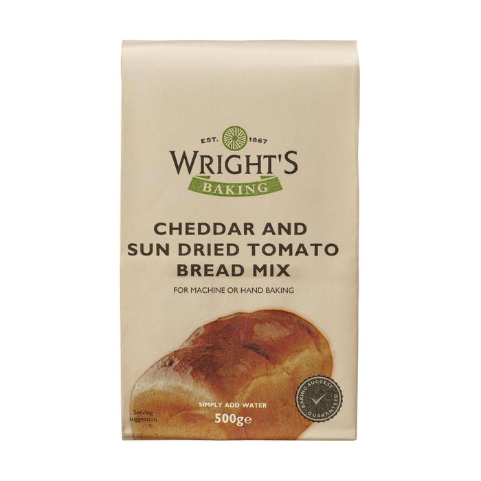 Wright's Baking Cheddar & Selladried Tomato Bread Mix 500G