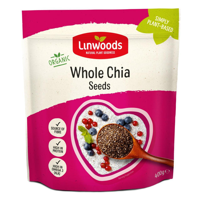 Linwoods Organic Whole Chia Seed 400g