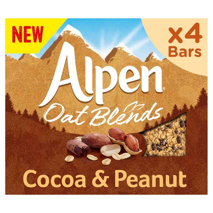 Alpen OAT mezcla Cocoa & Peanut 4 por paquete