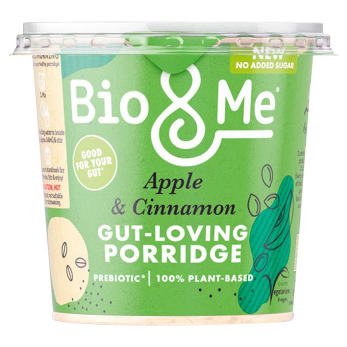 Bio & Me Apple & Cinnamon Gut Loving Porridge Pot 58g