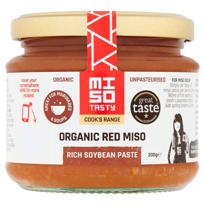 MISO Tasty Organic Red Red, también conocido como Pasta de cocina MISO, 200g