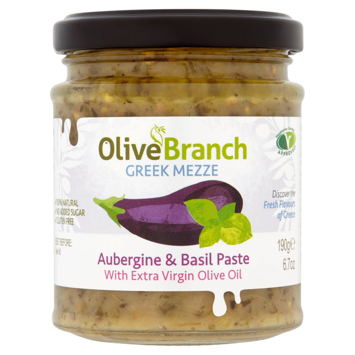 Olive Branch Aubergine & Basil Paste 190g