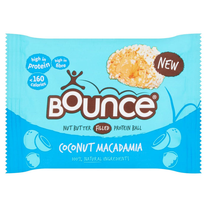 Bounce -gefüllte Kokosnuss- und Macadamia -Ball 35G