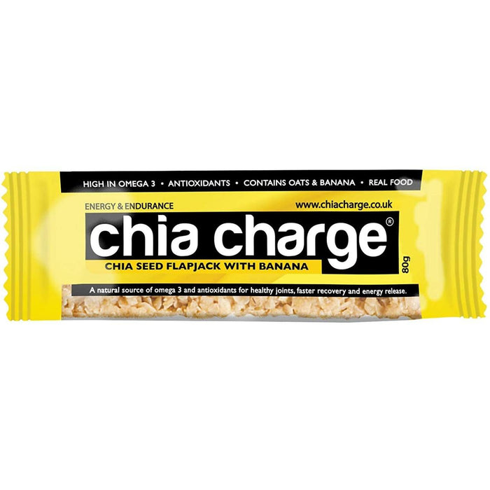 Chia Charge Banana Chia Seed Flapjack 80g
