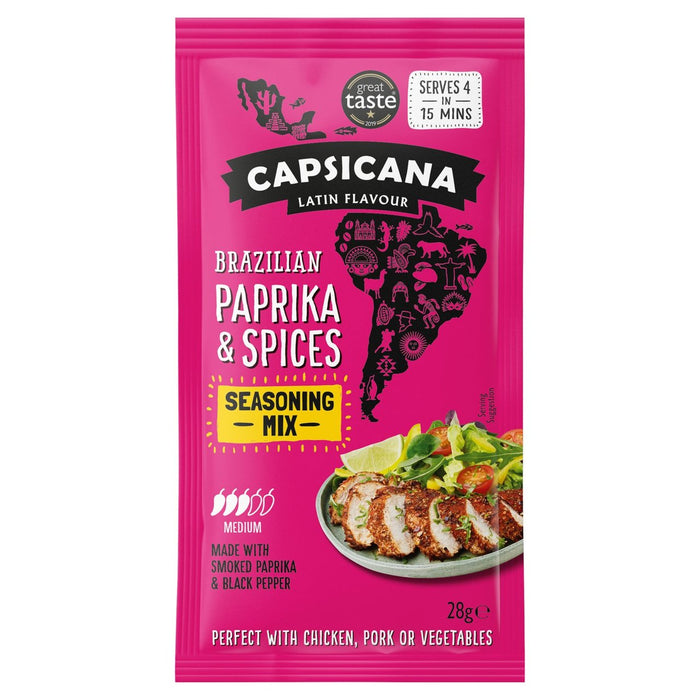 Capsicana Smoked Paprika Fajita Seasoning Mix 28g