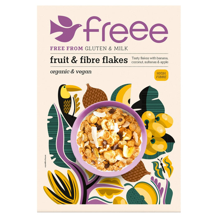 Doves Farm Freee Bio glutenfreie Obst- und Faserflocken 375g