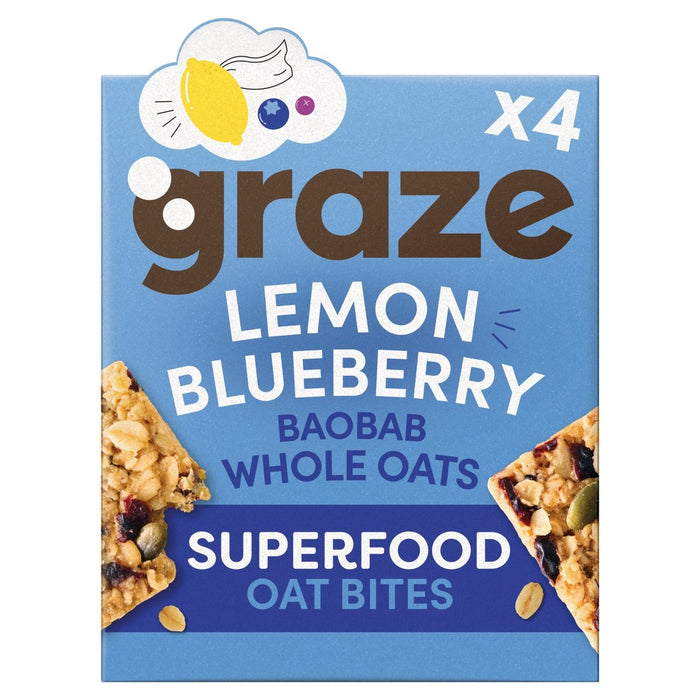 Graze Lemon Blueberry Oat Boosts 4 per pack