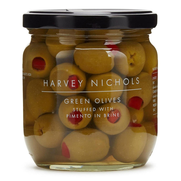 Harvey Nichols Green Olives Stuffed With Pimento 410g