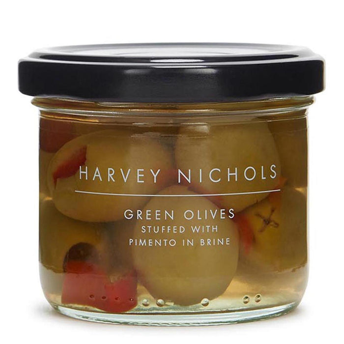 Harvey Nichols Green Olives Stuffed with Pimento 100g