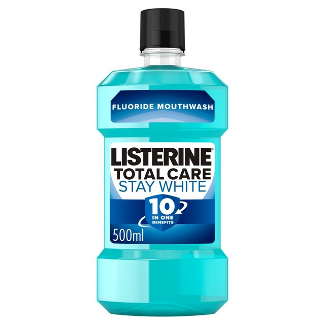 Listerine Advanced Stay White Tartar Control Mouthwash 500ml