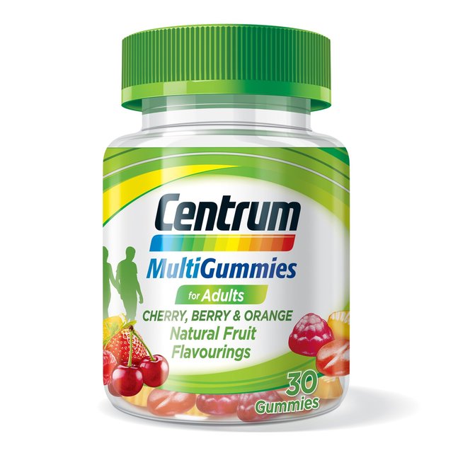 Centrum multigummies frutas mixtas multivitamína 30 por paquete