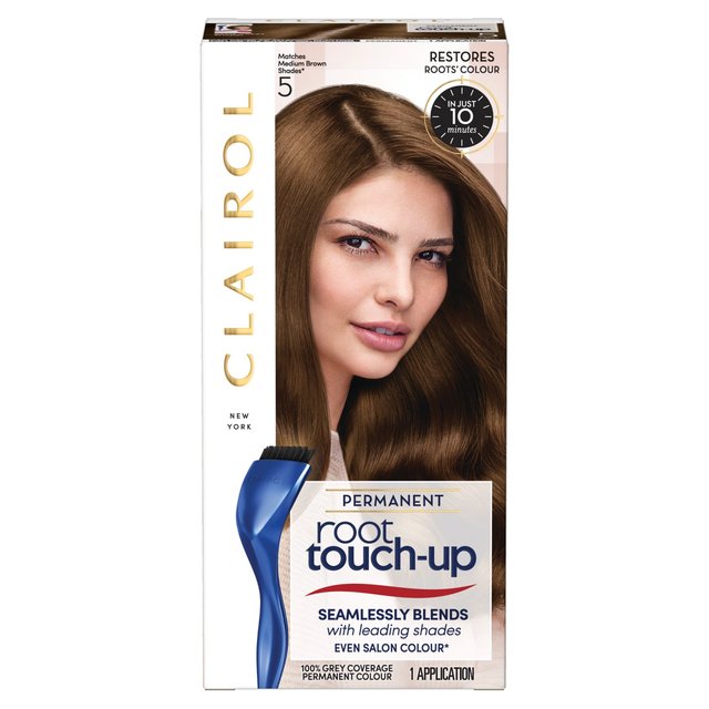 Clairol Root Touch-Up Permanent Hair Dye 5 Medium Brown Full Coverage