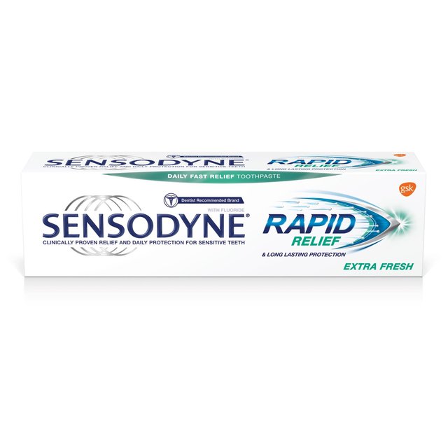 Sensodyne Rapid Relief Sensitive Extra Fresh Toothpaste 75ml