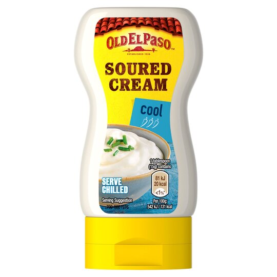 Old El Paso Sidezy Sour Cream 230g